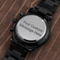 Personalized Watch for Dad Engraved Watch Mens Watch Dad Watch Custom Watch