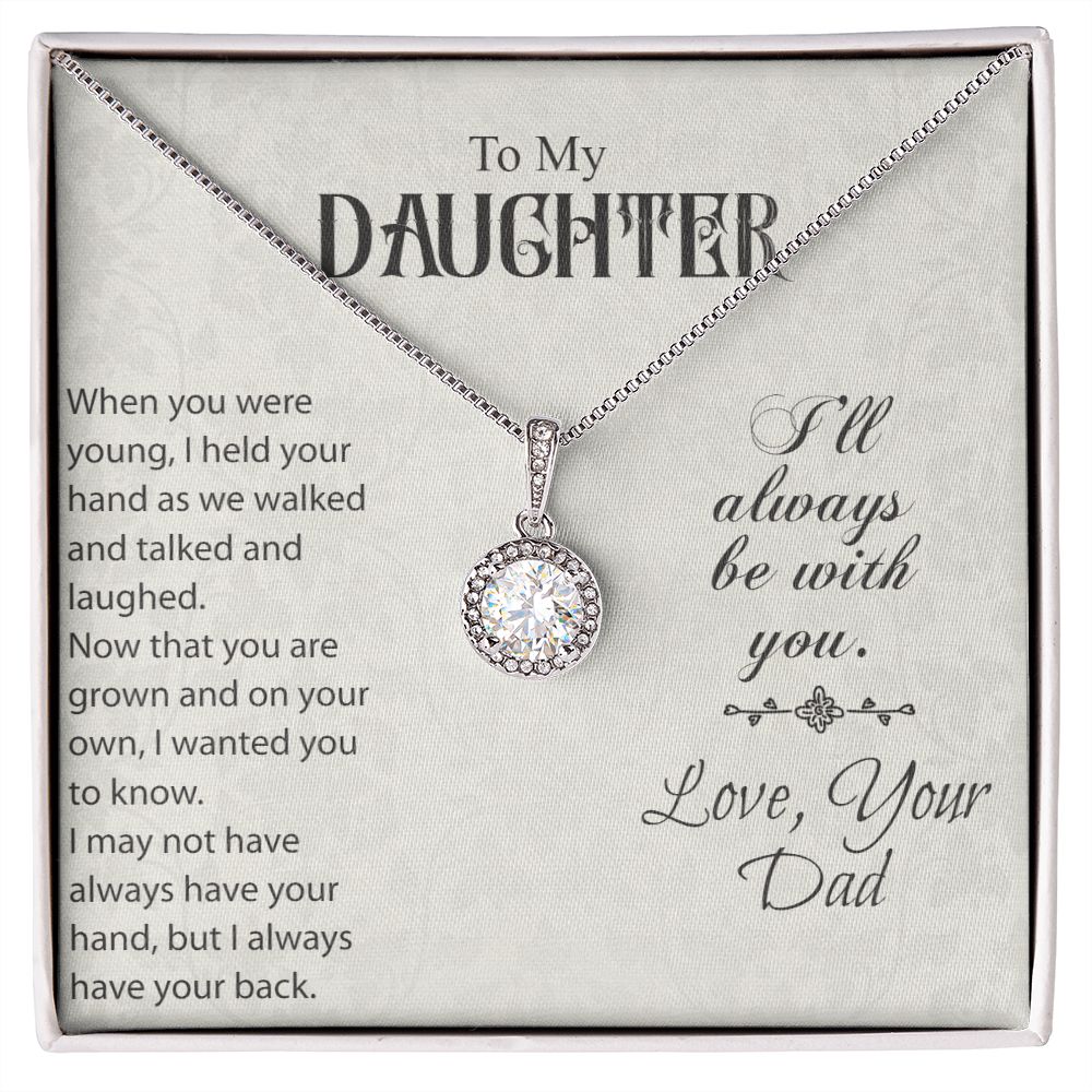 Gift for Daughter from Dad To My Daughter Necklace Daughter Birthday Gift Gift from Dad Graduation Gift Daughter