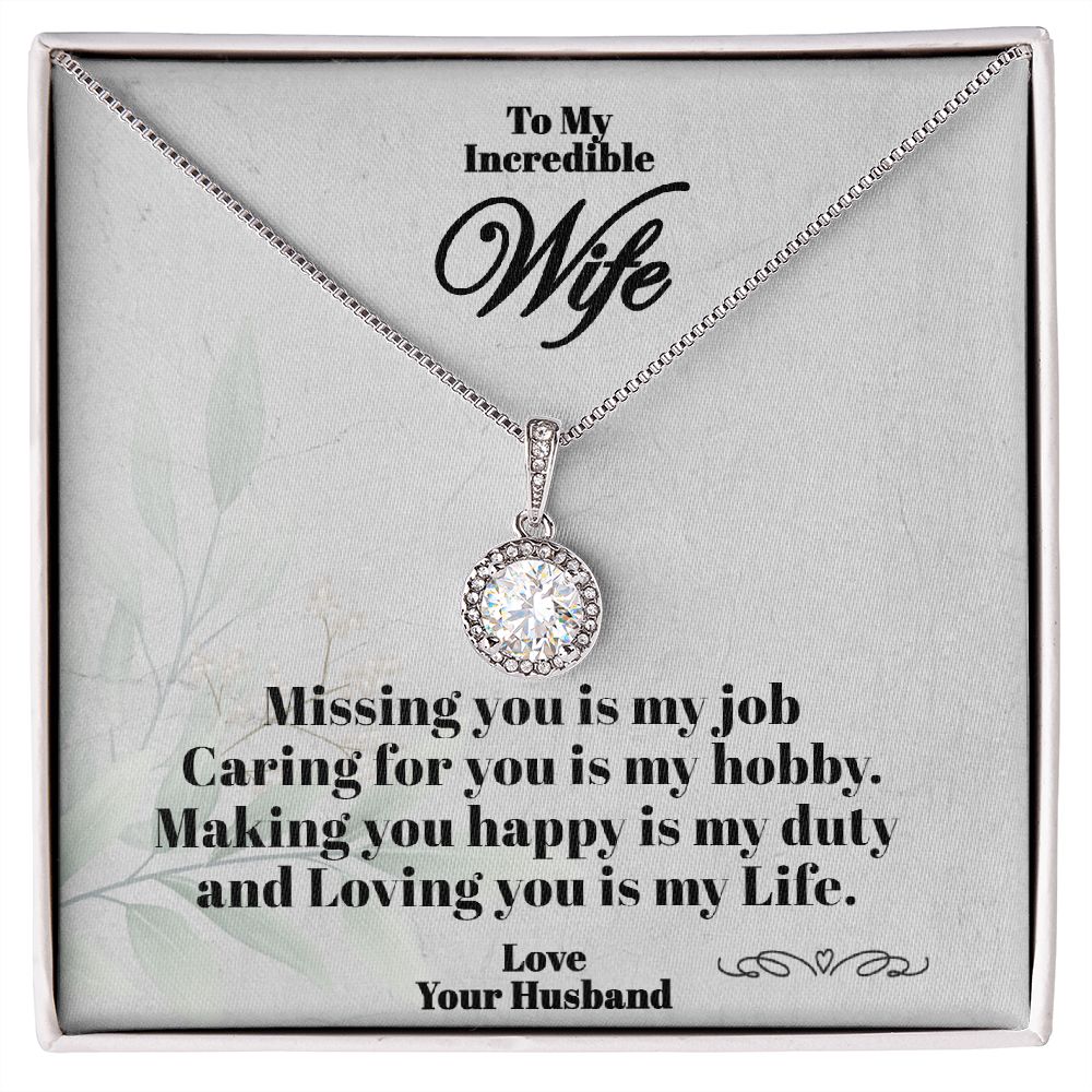To My Wife Necklace, Wife Gift, Wife Birthday Gift, Wife Necklace, Anniversary Gift For Wife, Gift For Wife, Christmas Gifts For Wife