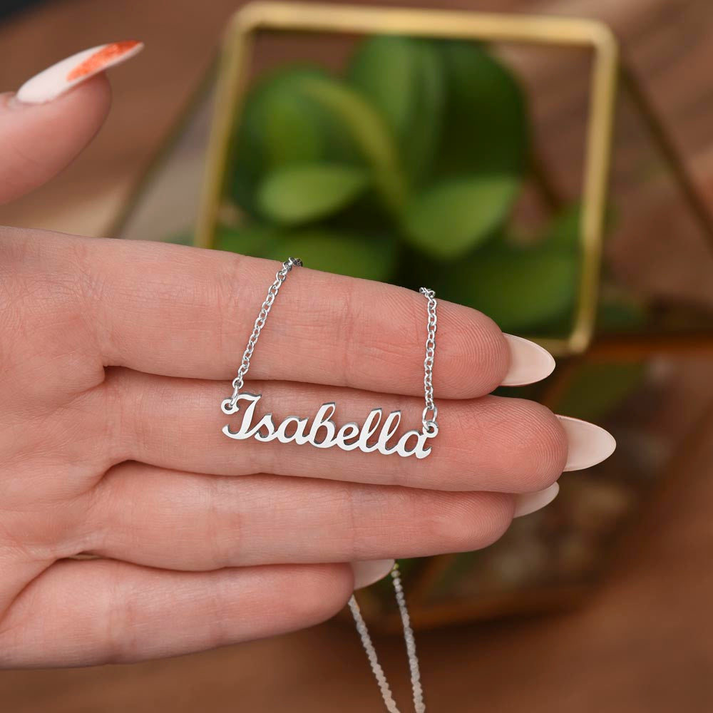 PERSONALIZED NAME Neklace Name Necklae Gift for Granddaughter Gift From Grandmother Birthday Gift for Granddaughter Holiday Gift for Granddaughter