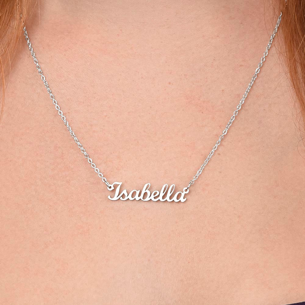 PERSONALIZED NAME Neklace Name Necklae Gift for Granddaughter Gift From Grandmother Birthday Gift for Granddaughter Holiday Gift for Granddaughter
