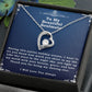 To My Beautiful Soulmate Necklace, Gift for Wife, Girlfriend, Anniversary Gift, Christmas Gift for Her, Birthday Gifts