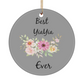 Customizable Ornament, Best Yia Yia Gifts, Yia Yia Ornament,  Birthday Gift, Mother's Day Gift