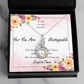 Gift for Daughter from Mom, Gift for Daughter from Dad, To My Daughter Necklace Daughter Birthday Gift, Daughter Graduation Gift